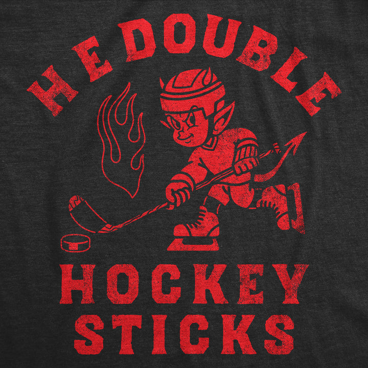 H E Double Hockey Sticks Men's T Shirt