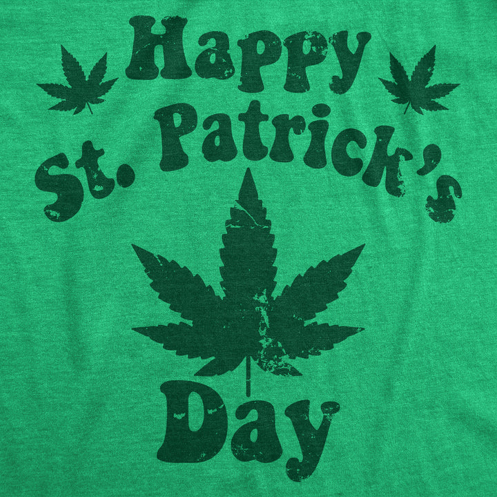 Happy Saint Patricks Day Weed Men's T Shirt