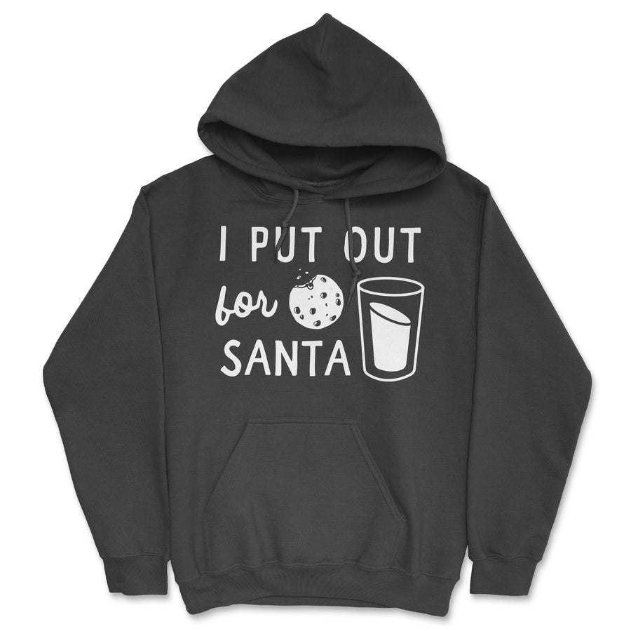 Funny Black - I Put Out For Santa I Put Out For Santa Hoodie Nerdy Christmas sex sarcastic Tee