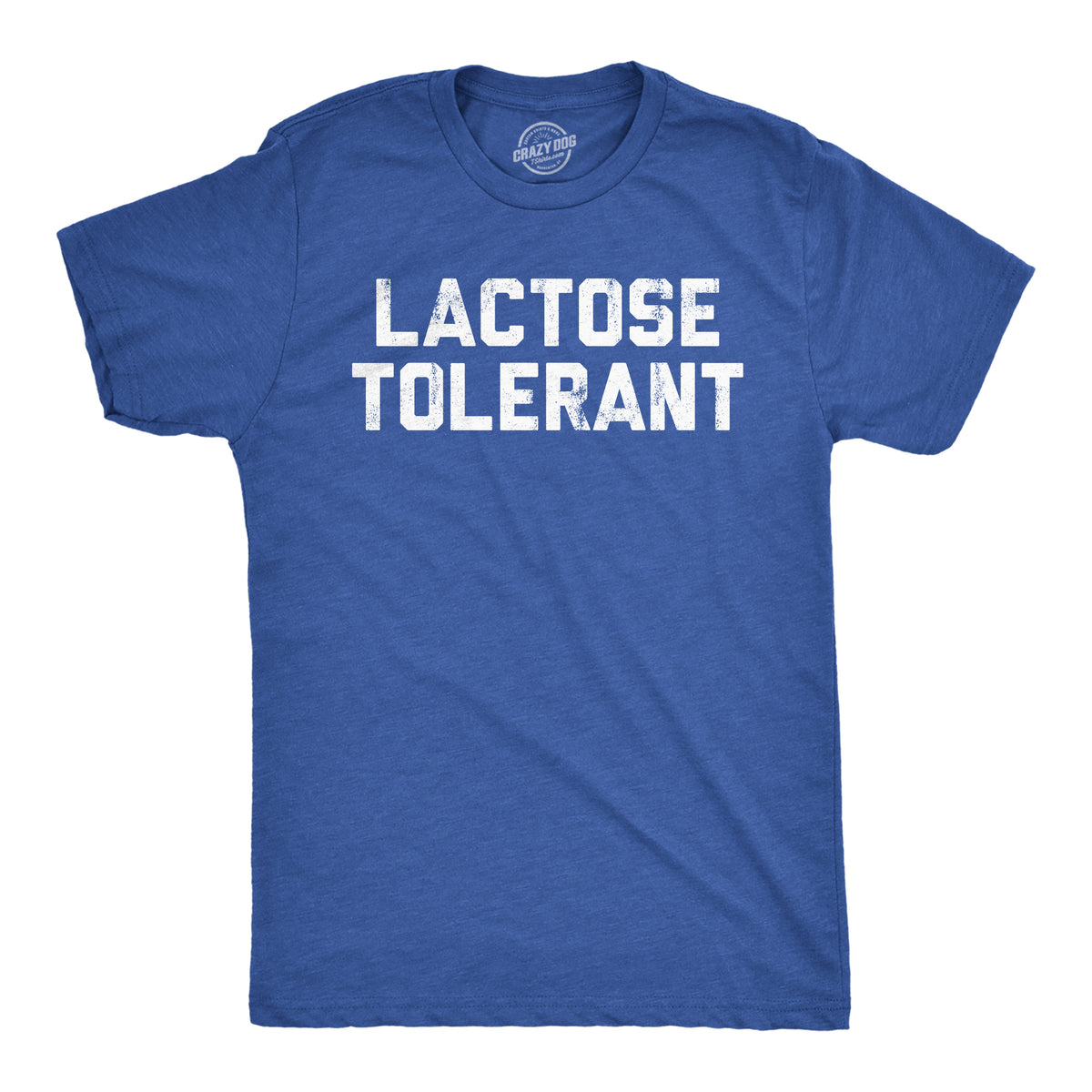 Funny Heather Royal - Lactose Tolerant Lactose Tolerant Mens T Shirt Nerdy Food sarcastic Tee