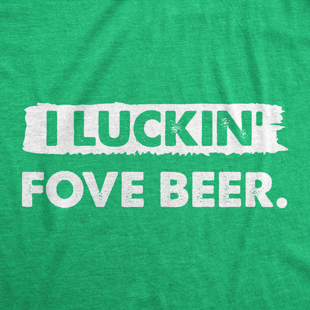I Luckin Fove Beer Women's T Shirt