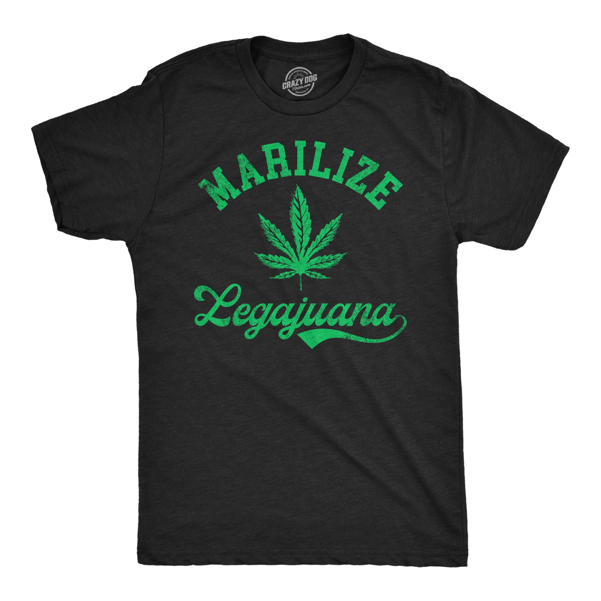Funny Heather Black - Marilize Legajuana Marilize Legajuana Mens T Shirt Nerdy 420 sarcastic Tee