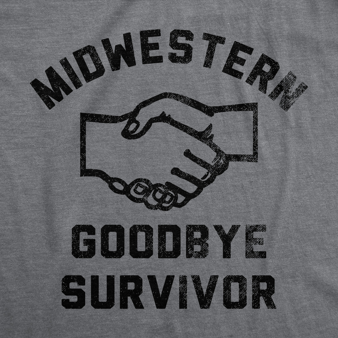 Midwestern Goodbye Survivor Men's T Shirt