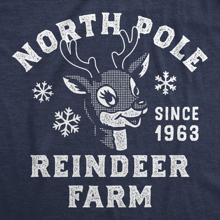 North Pole Reindeer Farm Women's T Shirt