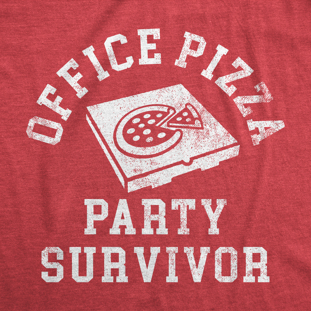 Office Pizza Party Survivor Men's T Shirt