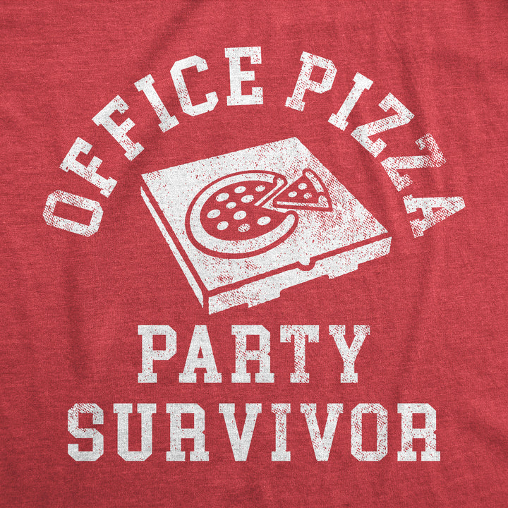 Office Pizza Party Survivor Men's T Shirt