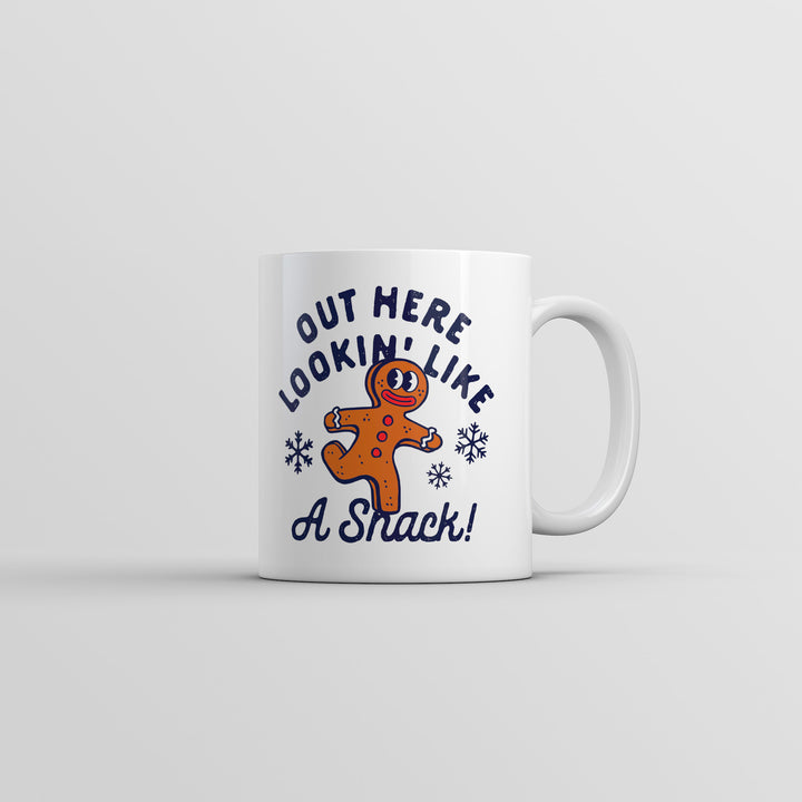 Funny White Out Here Lookin Like A Snack Coffee Mug Nerdy Christmas Food sarcastic Tee