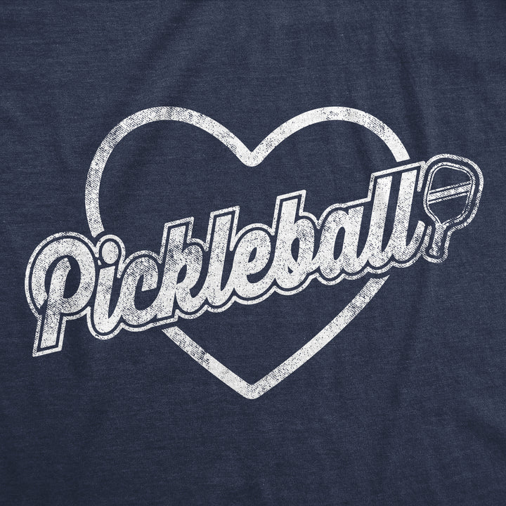 Pickleball Heart Men's T Shirt