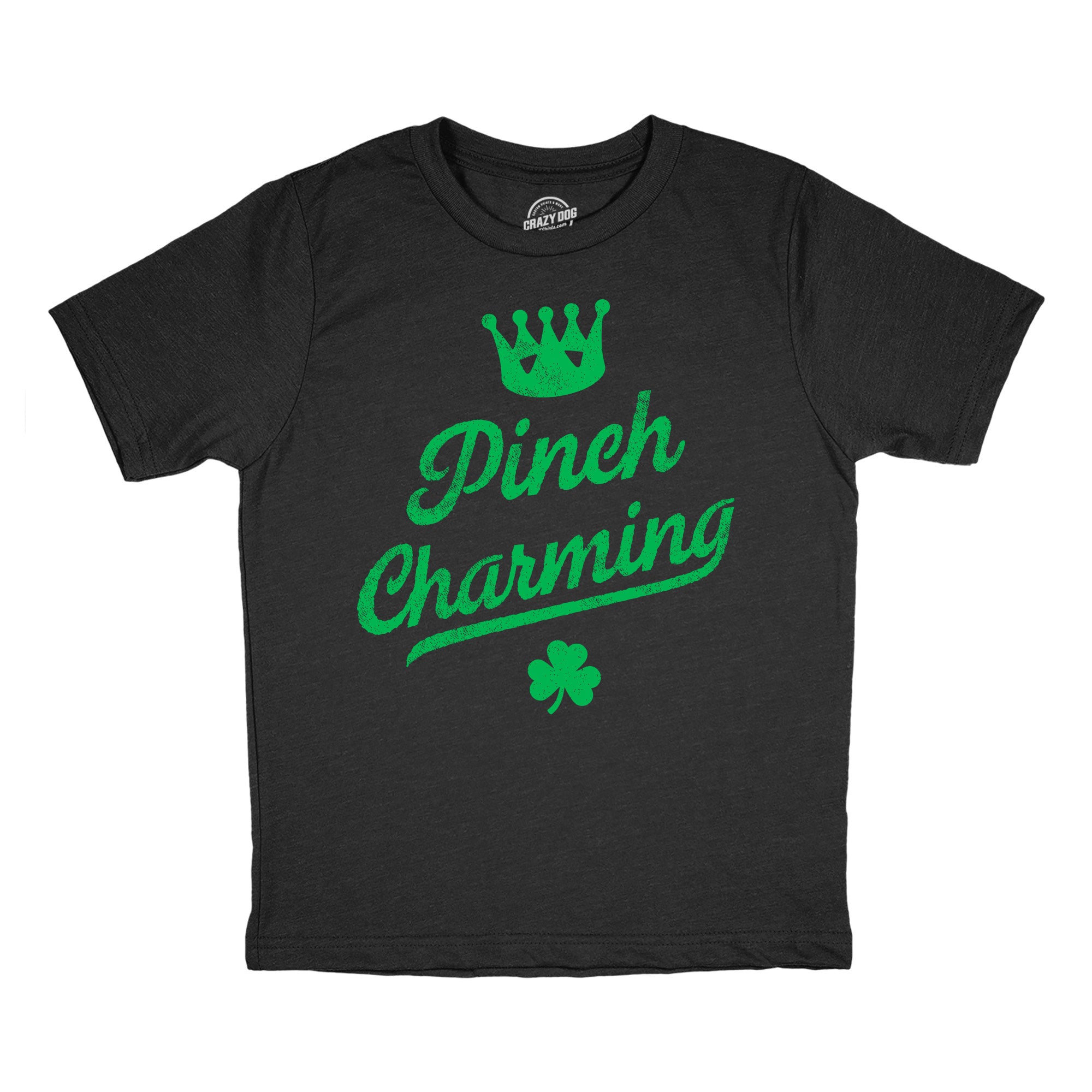 Funny Heather Black - Pinch Charming Pinch Charming Toddler T Shirt Nerdy Saint Patrick's Day Sarcastic Tee