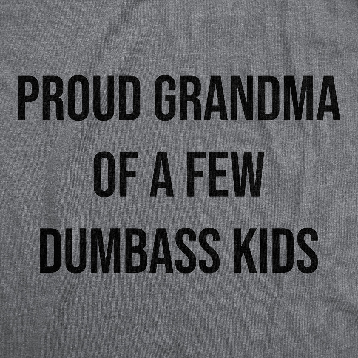 Proud Grandma Of A Few Dumbass Kids Women&#39;s T Shirt