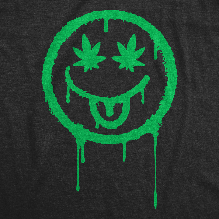 Spray Paint Pot Leaf Smile Women's T Shirt