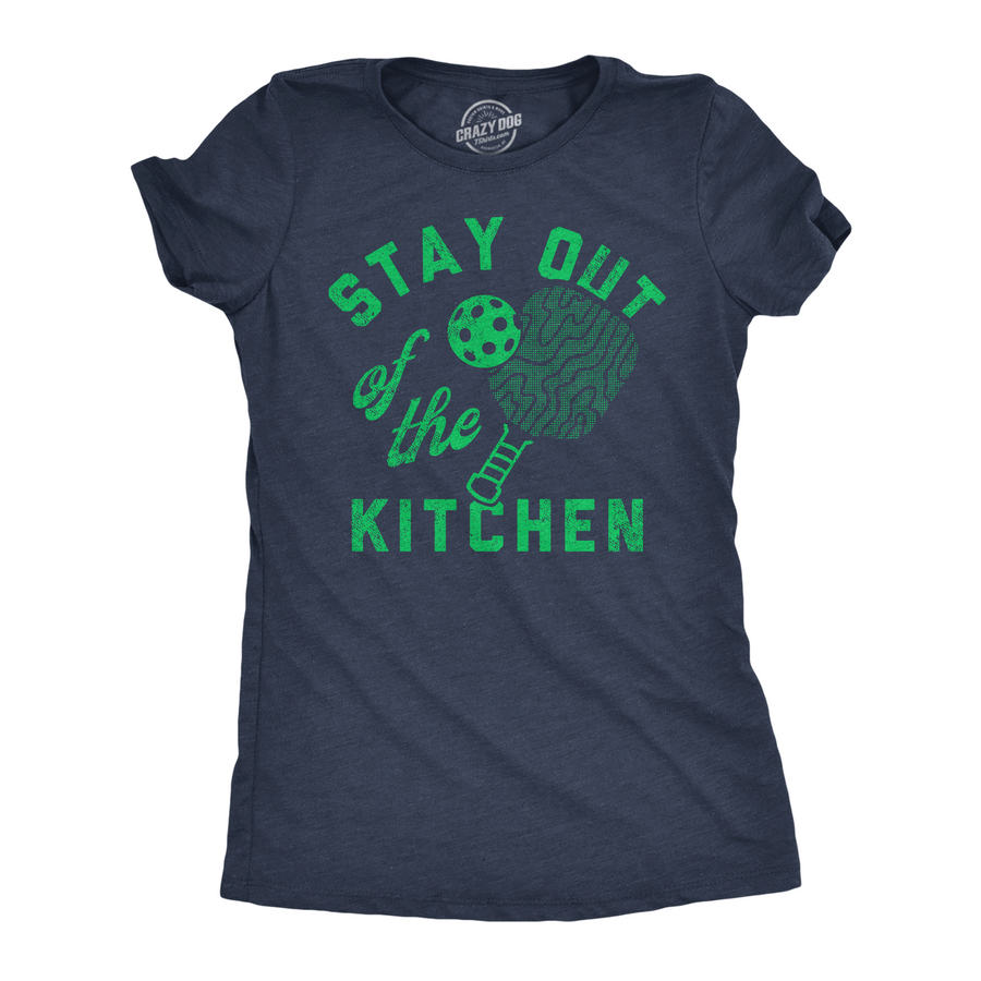 Funny Heather Red - Stay Out Of The Kitchen Stay Out Of The Kitchen Womens T Shirt Nerdy sarcastic Tee