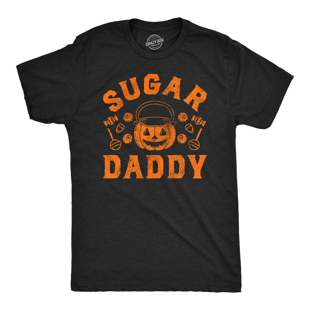 Funny Heather Black - Sugar Daddy Sugar Daddy Halloween Mens T Shirt Nerdy Halloween sarcastic Tee