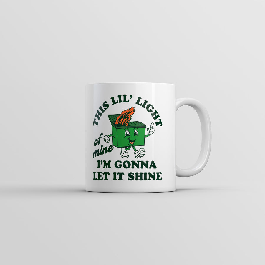 Funny White This Lil Light Of Mine Im Gonna Let It Shine Coffee Mug Nerdy sarcastic Tee