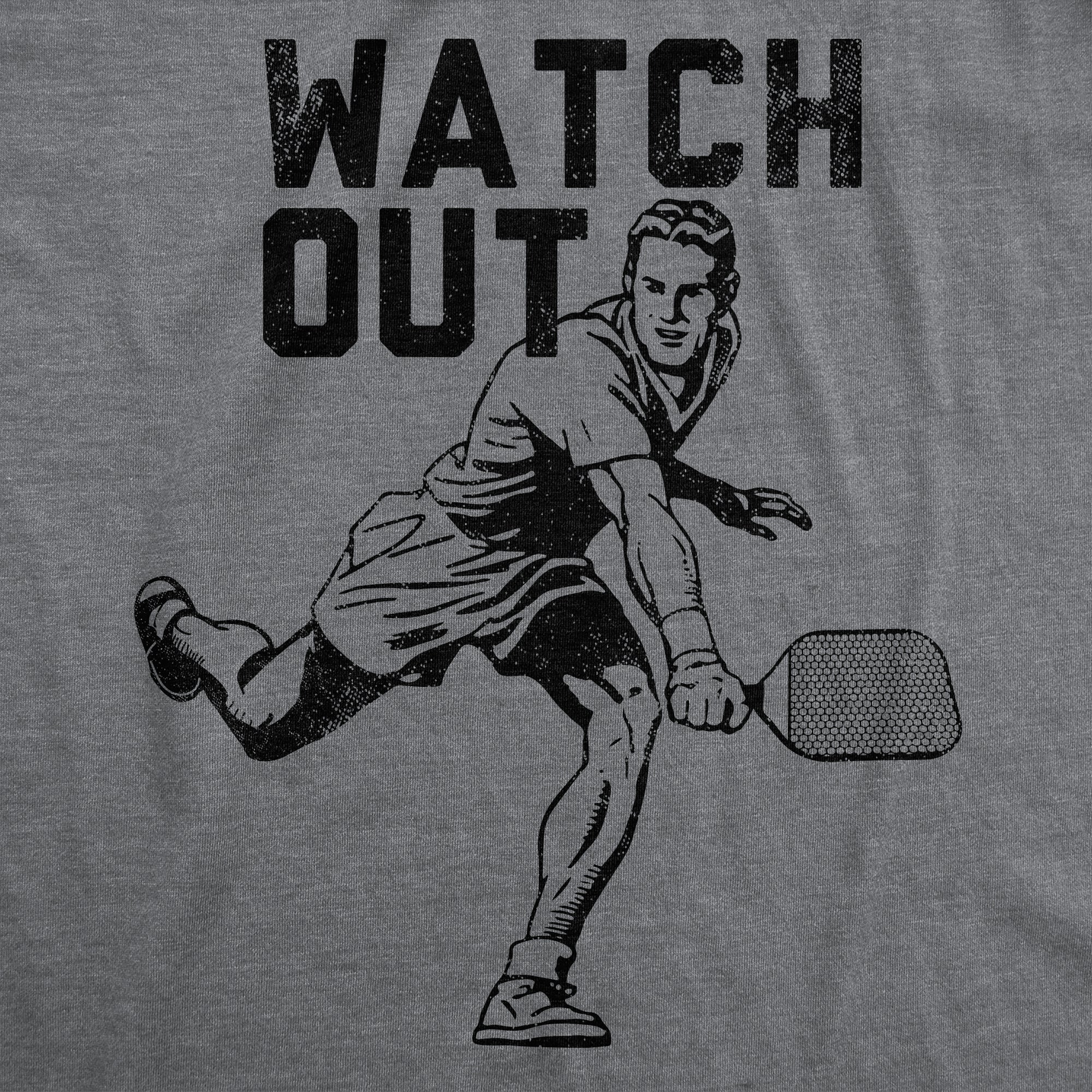 Funny Dark Heather Grey - Watch Out Watch Out Womens T Shirt Nerdy Sarcastic Tee