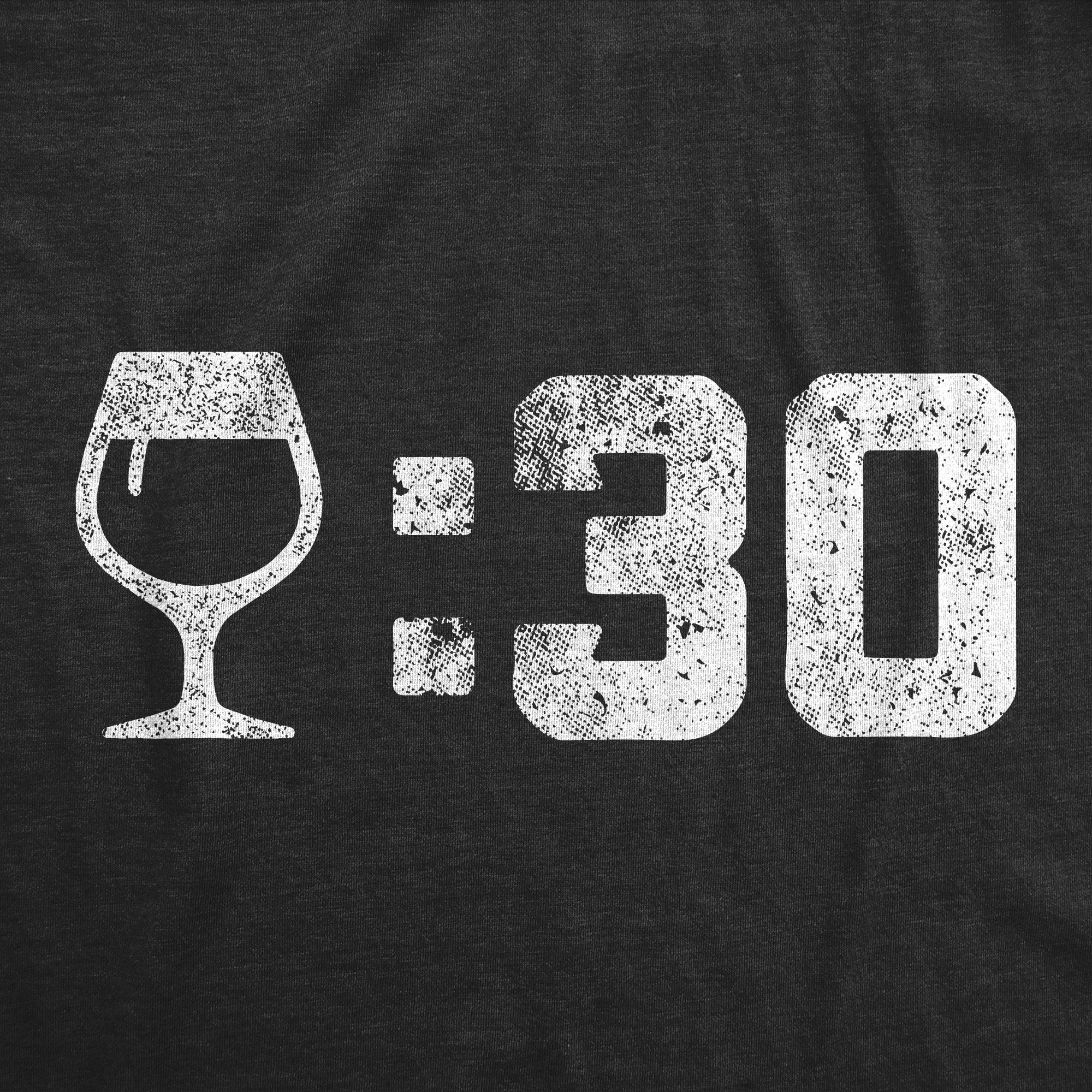 Funny Heather Black - Wine30 Wine30 Womens T Shirt Nerdy Wine Drinking Tee