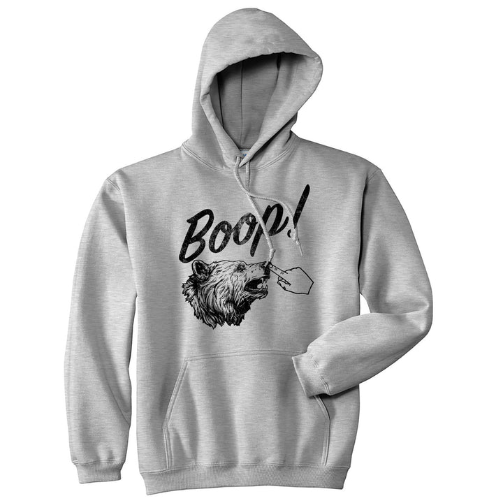 Funny Light Heather Grey - Boop Bear Boop Bear Hoodie Nerdy animal Tee