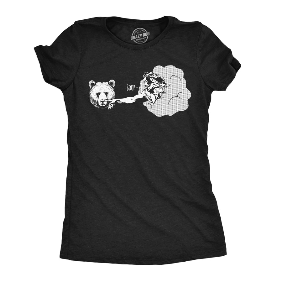 Funny Heather Black - Boop Creation Of Boop Womens T Shirt Nerdy sarcastic Tee