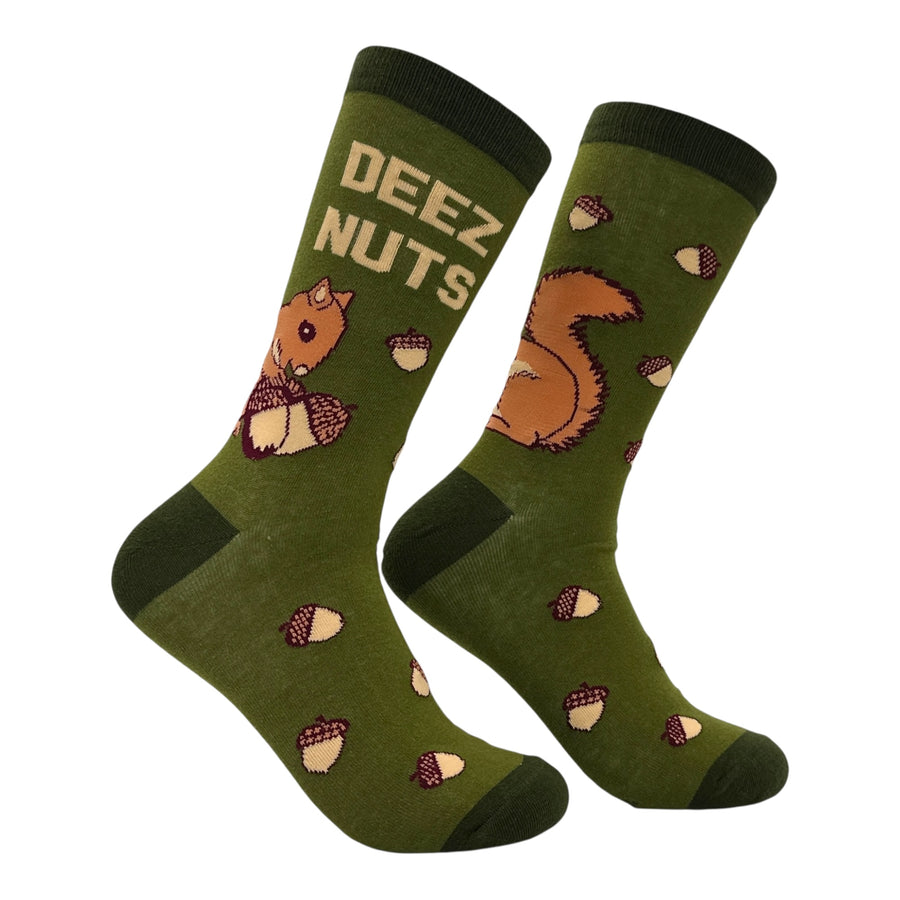 Funny Multi - Deez Nuts Squirrel Deez Nuts Squirrel Sock Nerdy offensive animal Tee