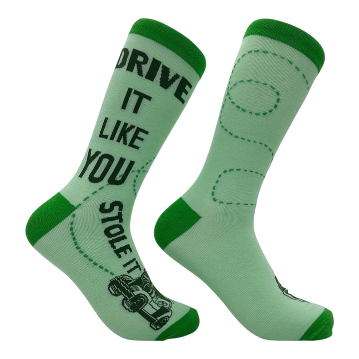 Funny Drive It Stole It Drive It Like You Stole It Sock Nerdy Golf Tee