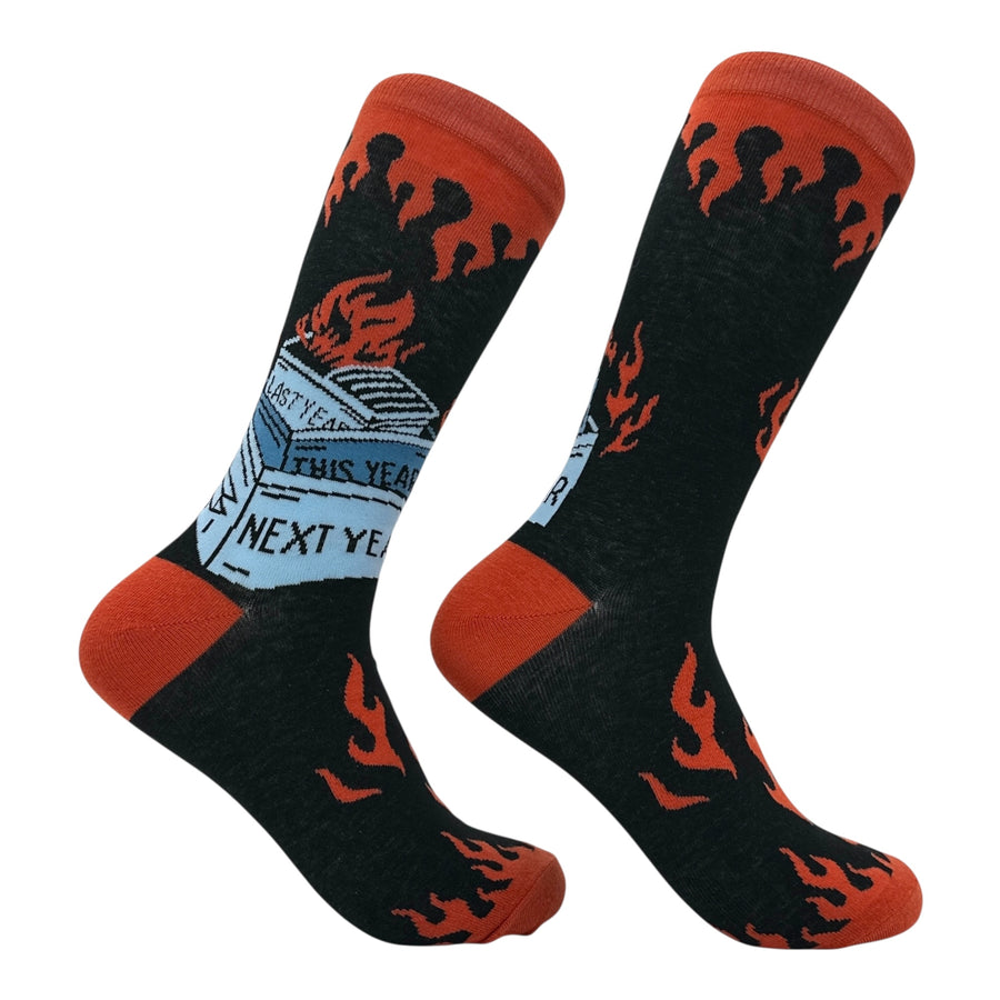 Funny Dumpster Fire Dumpster Fire Sock Nerdy Tee