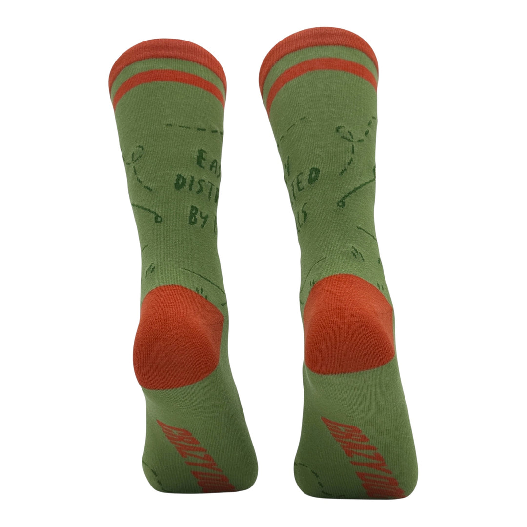 Easily Distracted By Balls Golf Socks