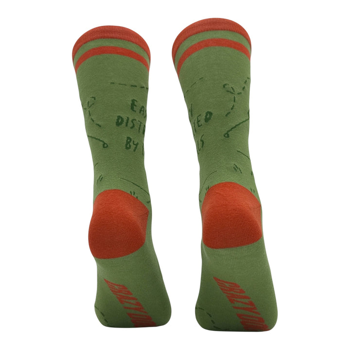 Easily Distracted By Balls Golf Socks