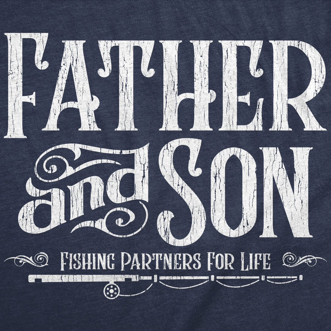 Father And Son Fishing Partners For Life Men's T Shirt