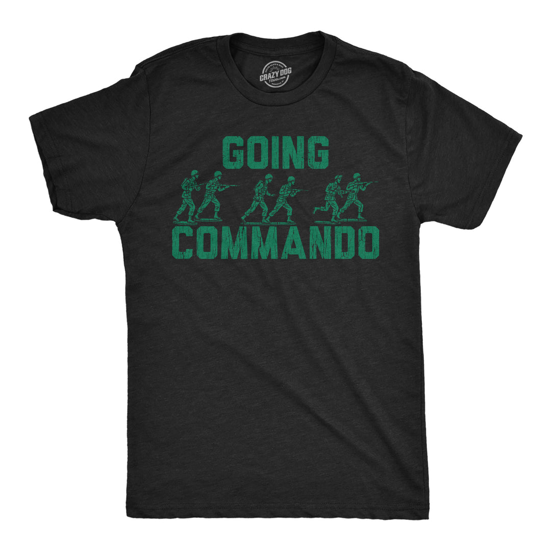 Funny Heather Black - Going Commando Going Commando Mens T Shirt Nerdy Sex Tee