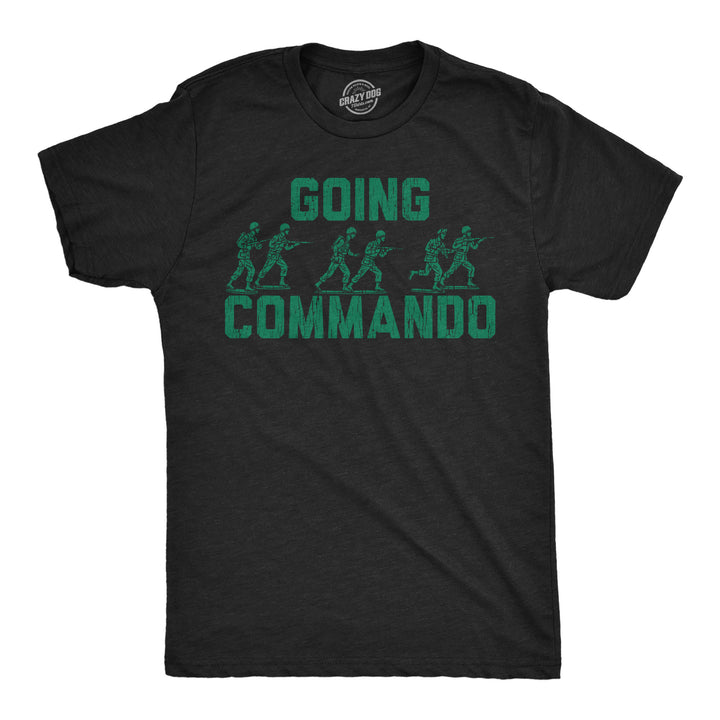 Funny Heather Black - Going Commando Going Commando Mens T Shirt Nerdy Sex Tee