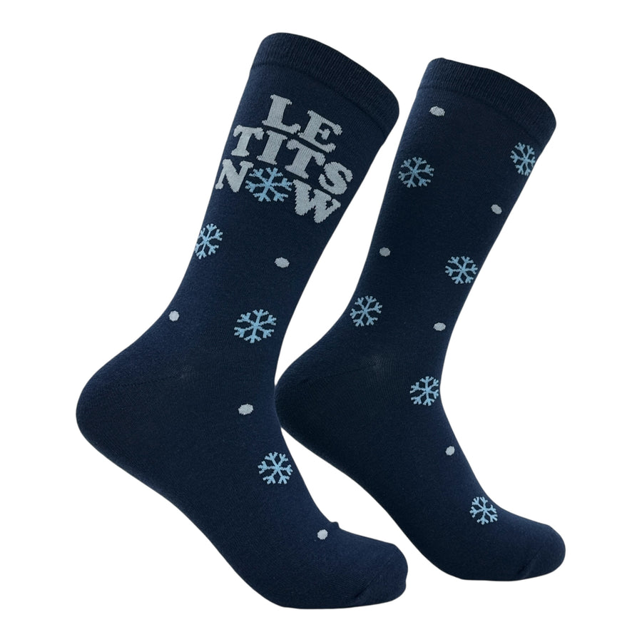 Funny Multi - Le Tits Now Le Tits Now Sock Nerdy offensive Tee