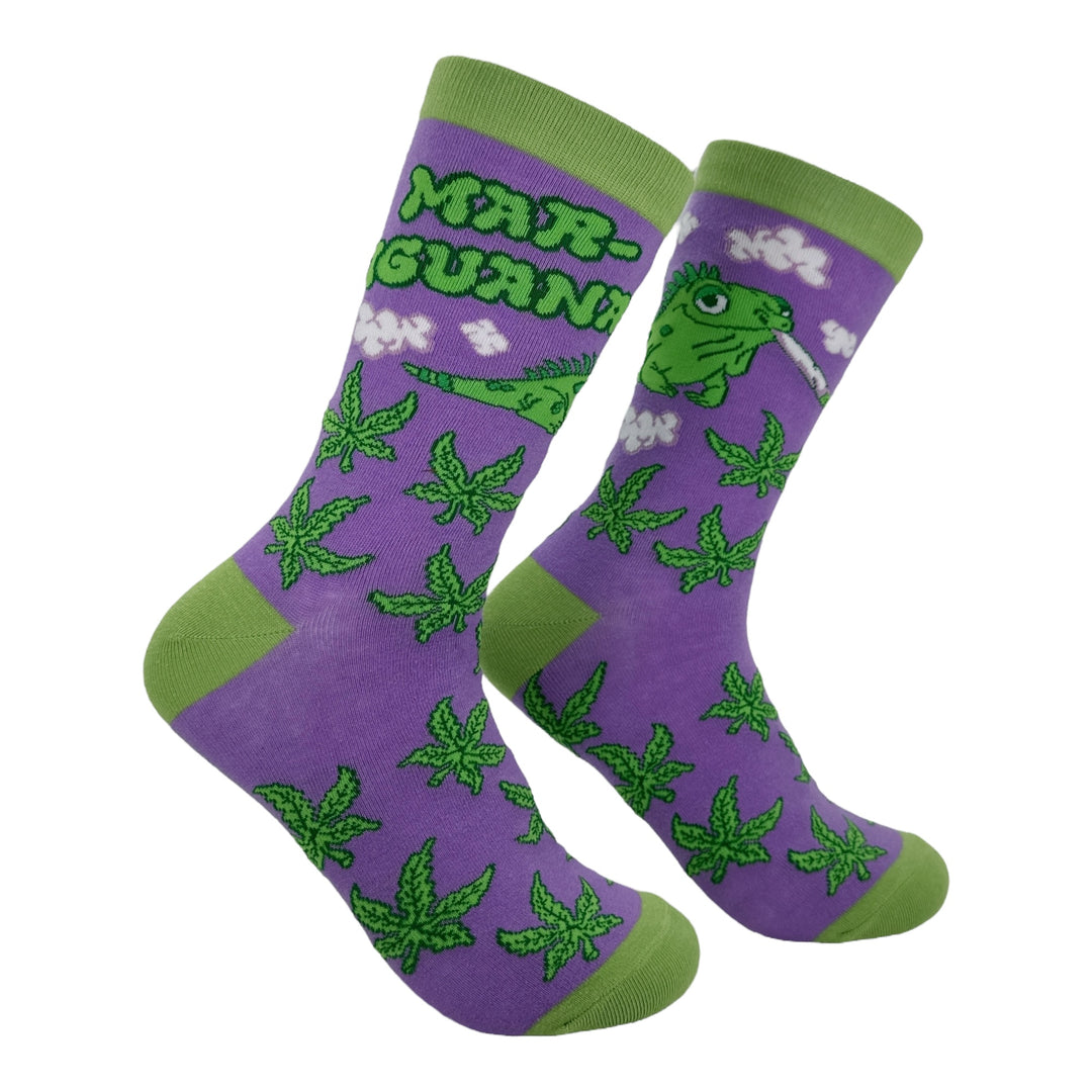 Funny Multi - Mar Iguana Mar Iguana Sock Nerdy 420 animal Tee