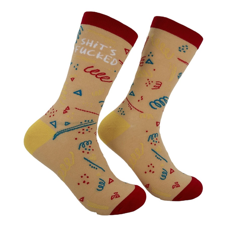 Funny S is Fed Shits Fucked Sock Nerdy offensive Tee