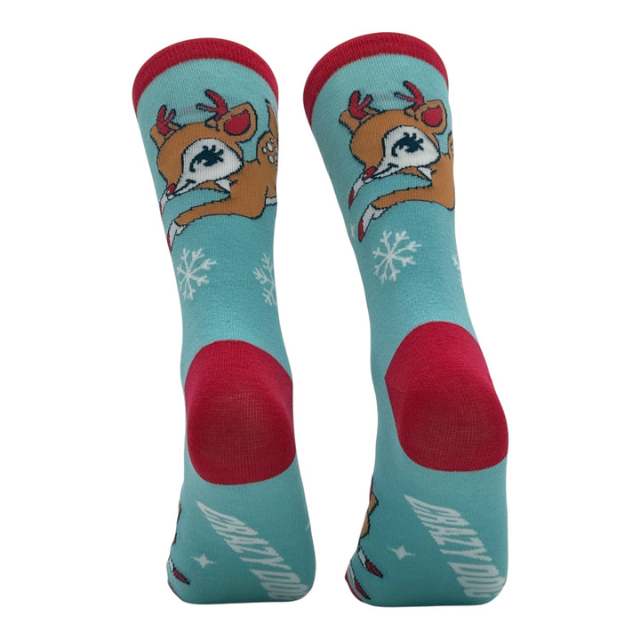 Rudolph Shitting Socks
