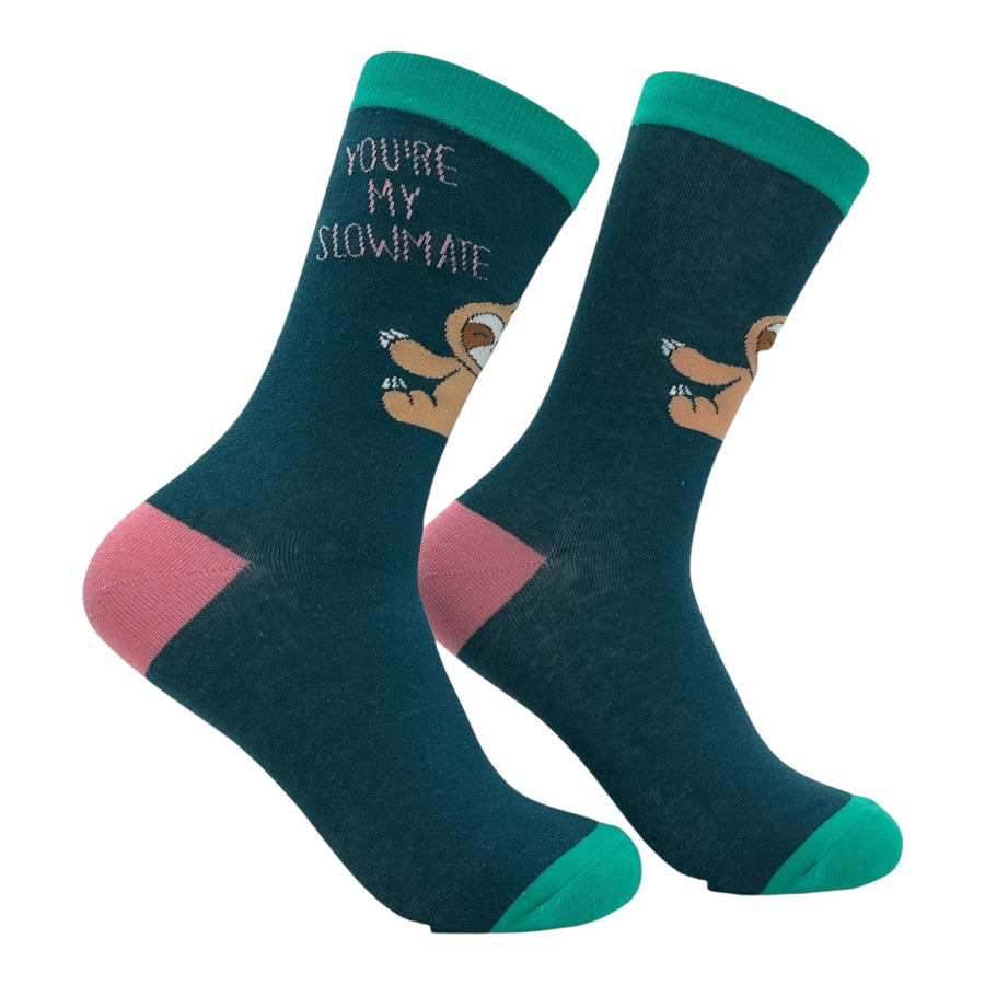 Funny Multi - Slowmate Youre My Slowmate Sock Nerdy Valentine's Day animal Tee