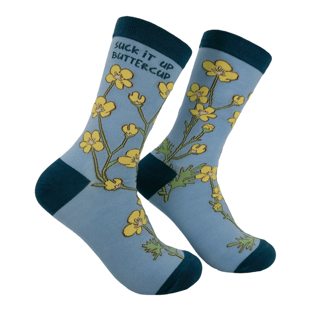 Funny Suck It Up Buttercup Suck It Up Buttercup Sock Nerdy offensive Tee