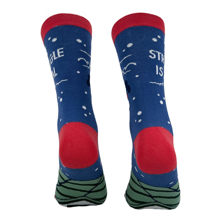 The Struggle Is Real Santa Socks