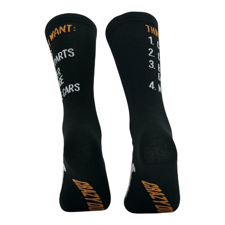 Things I Want List Cars Socks