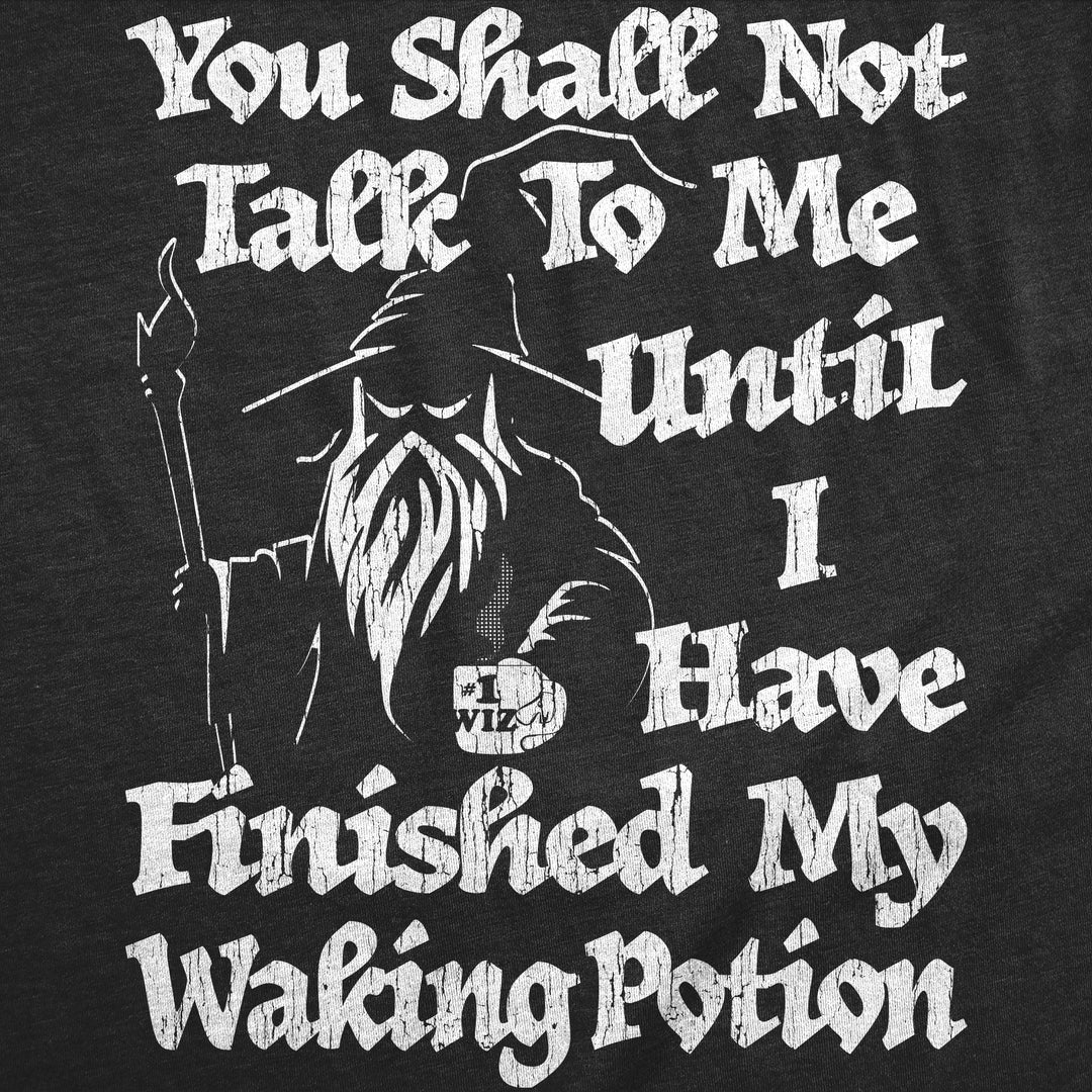 You Shall Not Talk To Me Until I Have Finished My Waking Potion Women's T Shirt