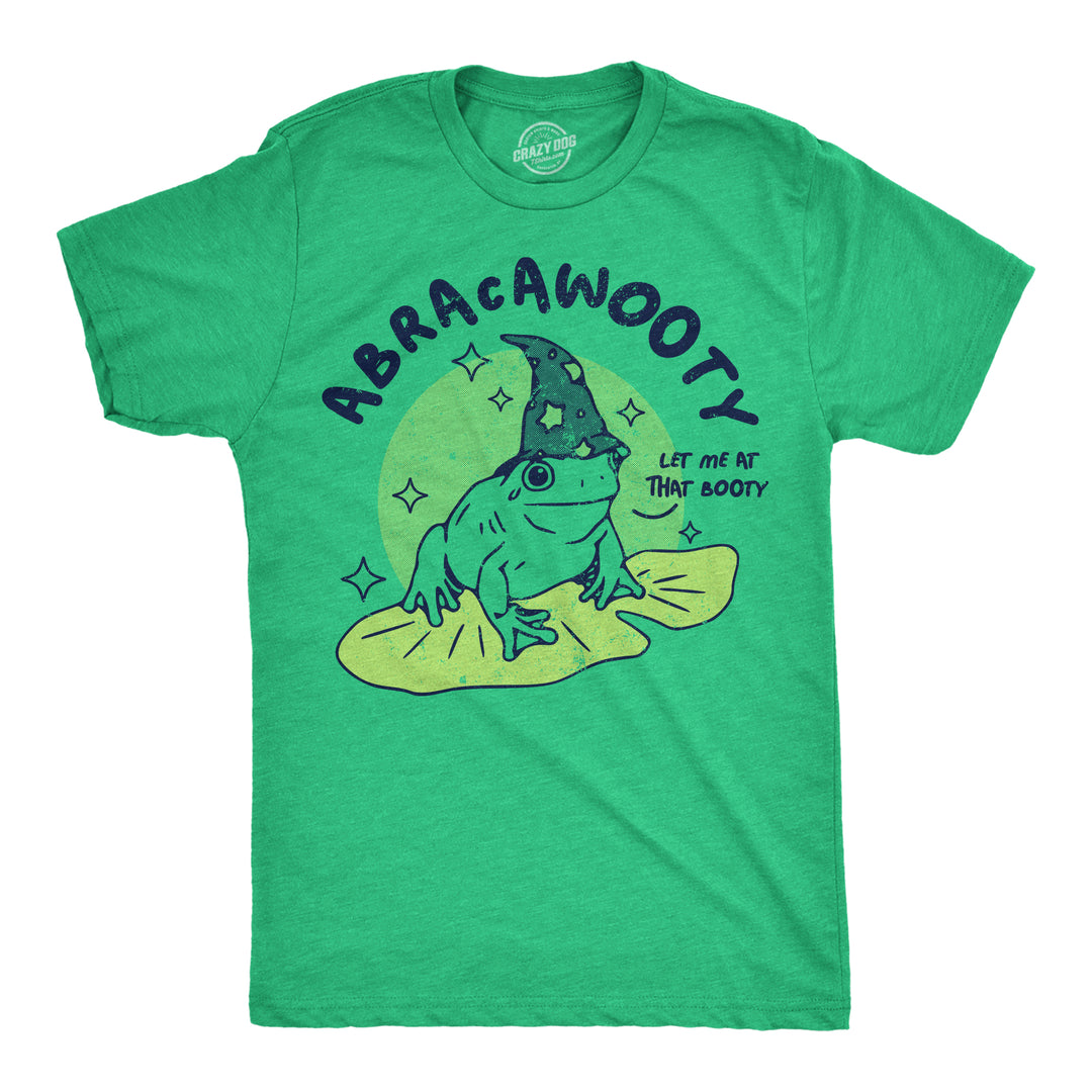 Funny Heather Green - Abracawooty Abracawooty Let Me At That Booty Mens T Shirt Nerdy offensive Tee