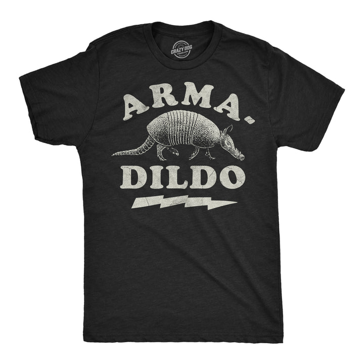 Funny Heather Black - Arma Dildo Arma Dildo Mens T Shirt Nerdy animal sarcastic Tee