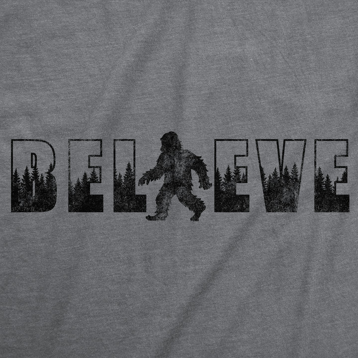 Believe Bigfoot Men's T Shirt
