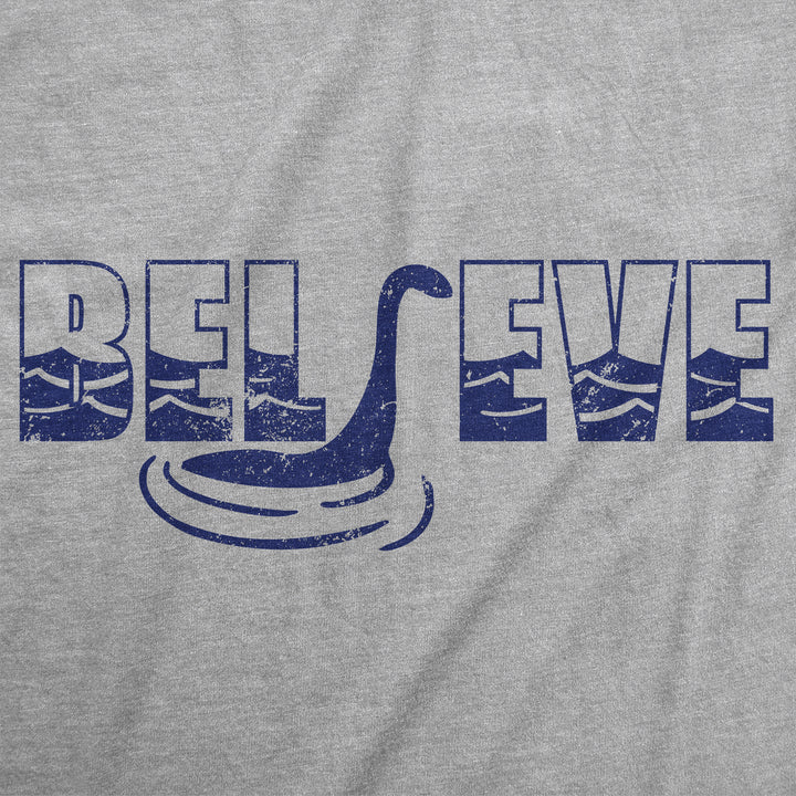 Believe Nessie Men's T Shirt