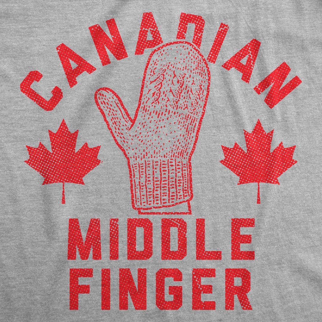 Canadian Middle Finger Men's T Shirt