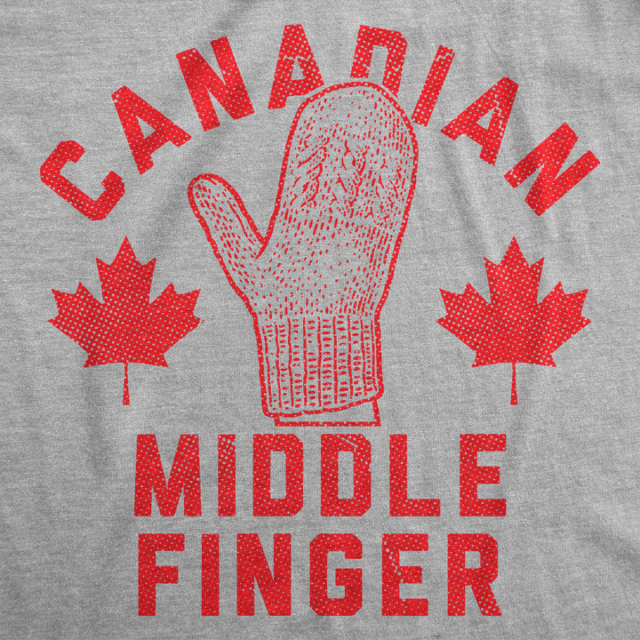 Canadian Middle Finger Men's T Shirt