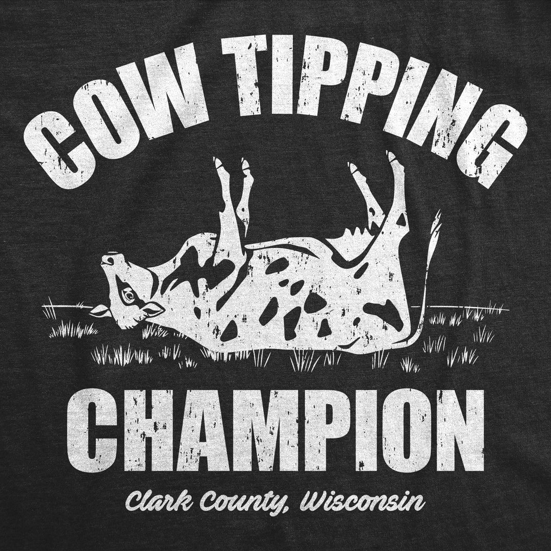 Cow Tipping Champion Men's T Shirt
