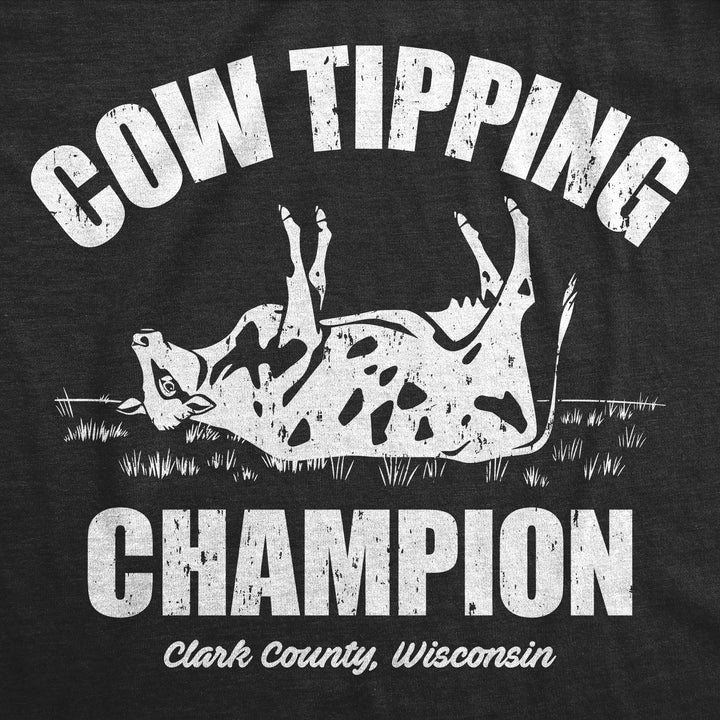 Cow Tipping Champion Men's T Shirt