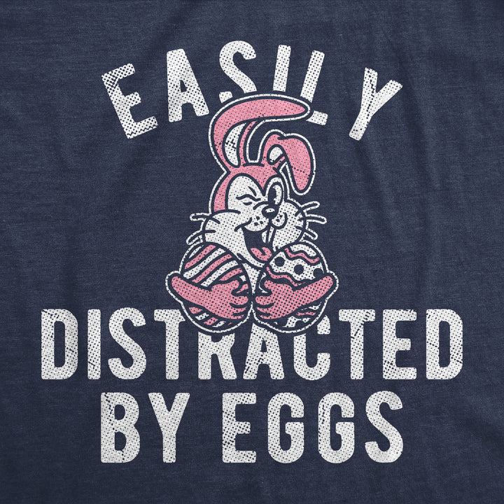 Easily Distracted By Eggs Men's T Shirt
