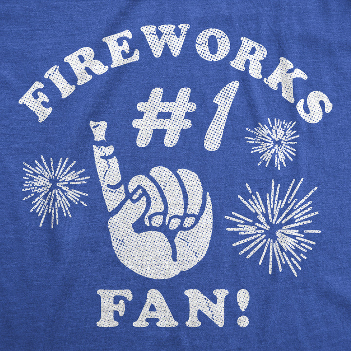 Fireworks Number 1 Fan Men's T Shirt