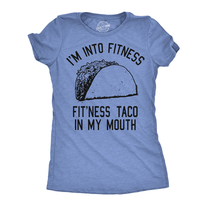 Funny Heather Light Blue Womens T Shirt Nerdy Cinco De Mayo Fitness Food Tee